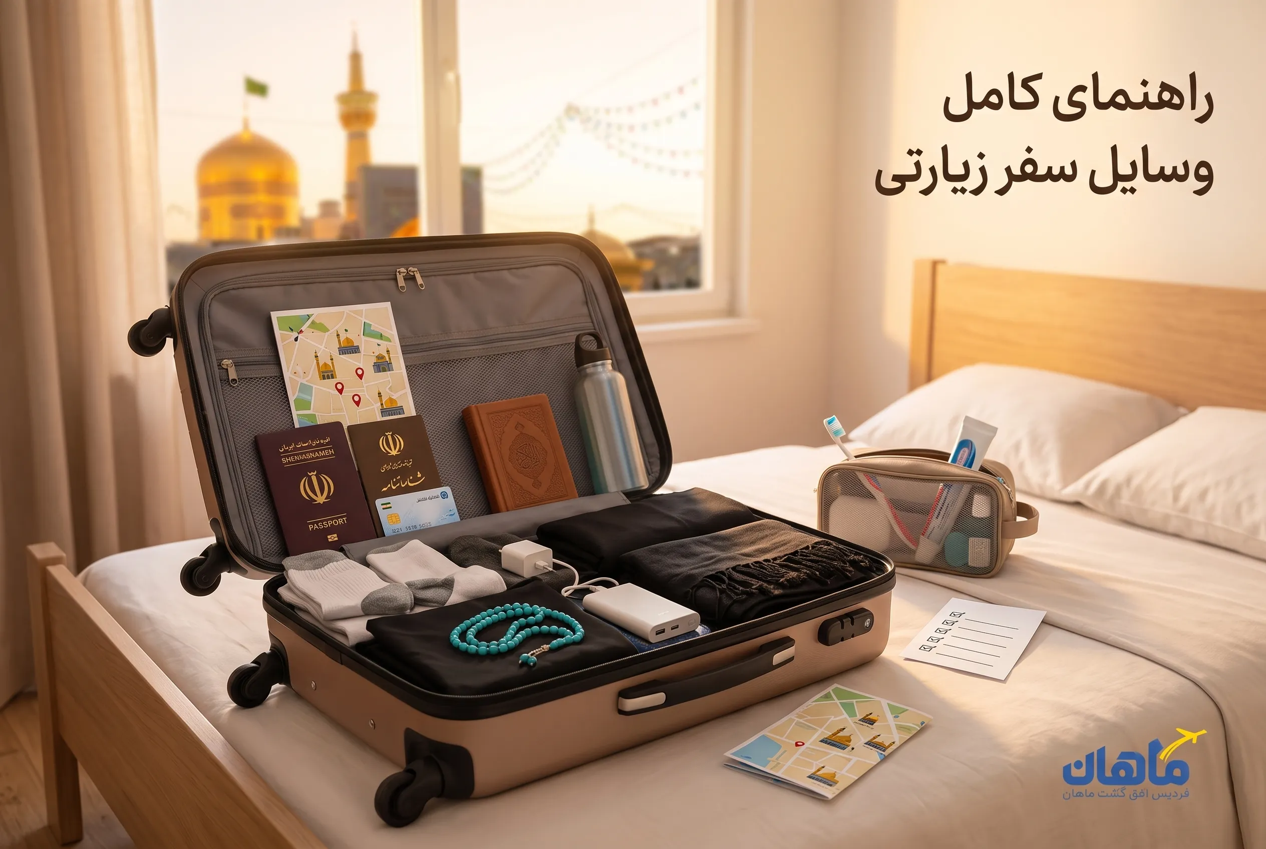 وسایل سفر زیارتی؛ راهنمای کامل آماده‌کردن وسایل قبل از حرکت